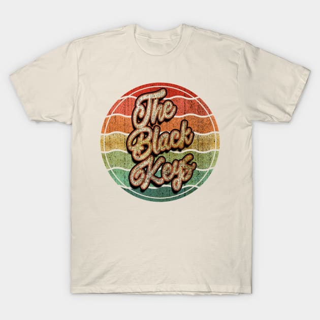 Retro Vintage The Black Keys T-Shirt by Electric Tone